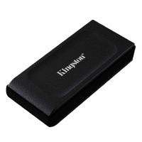 SSD externo Kingston XS1000 1TB, USB 3.2, Gen2, Velocidad de lectura hasta 1.050 MB/s, compatible iOS, Android y consolas de videojuegos, negro