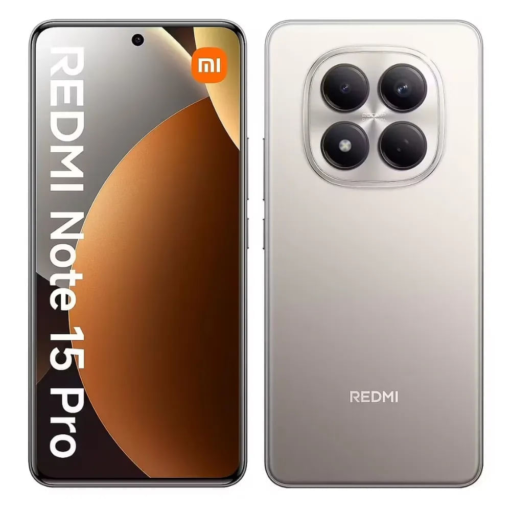 Imagen 2 del producto Celular Xiaomi Redmi Note 15 Pro 5G 512GB, 8GB RAM, cámara trasera 200MP y frontal 20MP, 6.83"", titanium