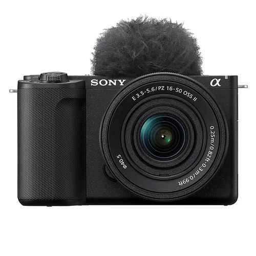 Cámara compacta Sony ZV-E10 II, 26MP, sensor APS-C Exmor R CMOS, video 4K, Wi-Fi y Bluetooth, zoom 16-50mm, negro