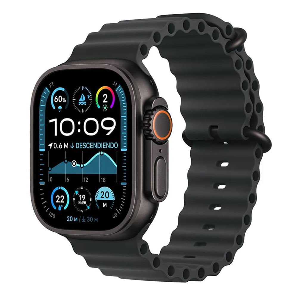 Apple Watch Ultra 2 49mm/OLED, GPS, resistencia al agua 50m, batería hasta 36 horas, Talla M/L, memoria 64GB, negro