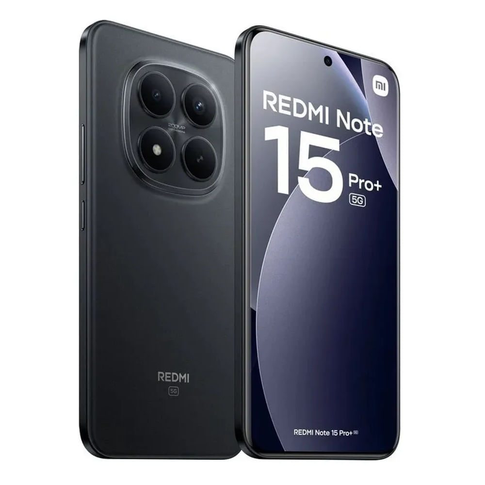 Imagen 2 del producto Celular Xiaomi Redmi Note 15 Pro Plus 5G 256GB, 8GB RAM, cámara trasera 200MP y frontal 32MP, 6.83"", negro