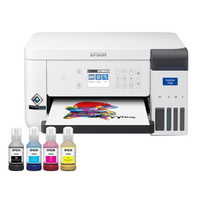 Impresora Epson sublimación SureColor F170, inalámbrica, Wi-Fi, inyección de tinta con tanques recargables, blanco