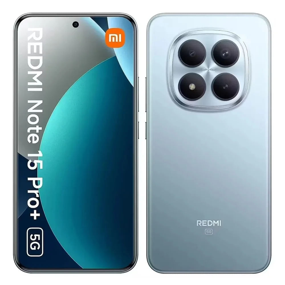 Imagen 2 del producto Celular Xiaomi Redmi Note 15 Pro Plus 5G 512GB, 12GB RAM, cámara trasera 200MP y frontal 32MP, 6.83"", glacier blue