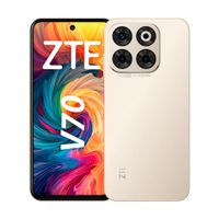 Celular ZTE Blade V70 4G 256GB, 8GB RAM, cámara trasera 108 MP y frontal 16MP, 6.7"", dorado