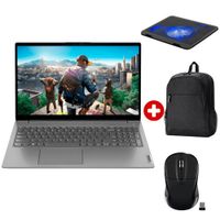 Laptop Lenovo V15 G3 15.6"" Intel Core i3, 512GB SSD, 16GB RAM, Intel Graphics, FreeDOS - sin sistema operativo, gris
