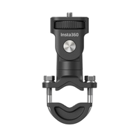 Montaje de pernos en U para motocicleta Insta360, negro