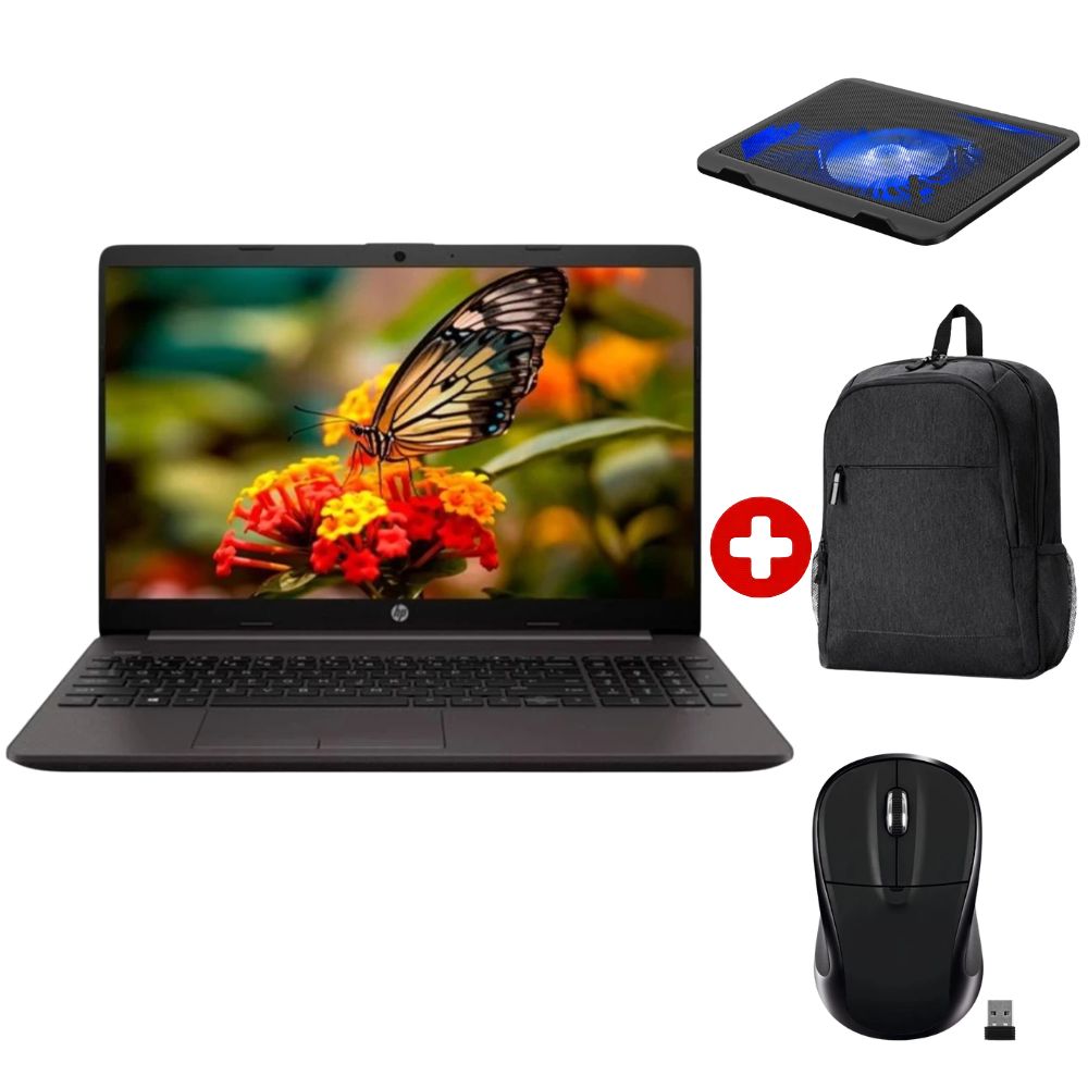 Laptop HP 250 G10 15.6" Intel Core i5, 500GB SSD, 16GB RAM, Intel Graphics, FreeDOS - sin sistema operativo, gris