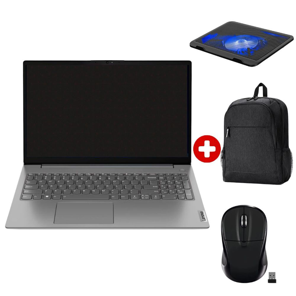 Laptop Lenovo V15 G4 AMN 15.6" AMD Ryzen 3, 256GB SSD, 8GB RAM, AMD Radeon Graphics,  FreeDOS - sin sistema operativo, gris