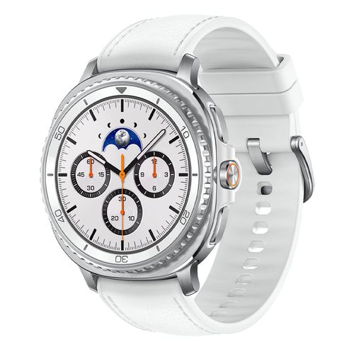 Smartwatch Samsung Galaxy Watch8 Classic pantalla 1.3"/ Super AMOLED, certificación 5ATM/IP68, batería hasta 30 horas, blanco