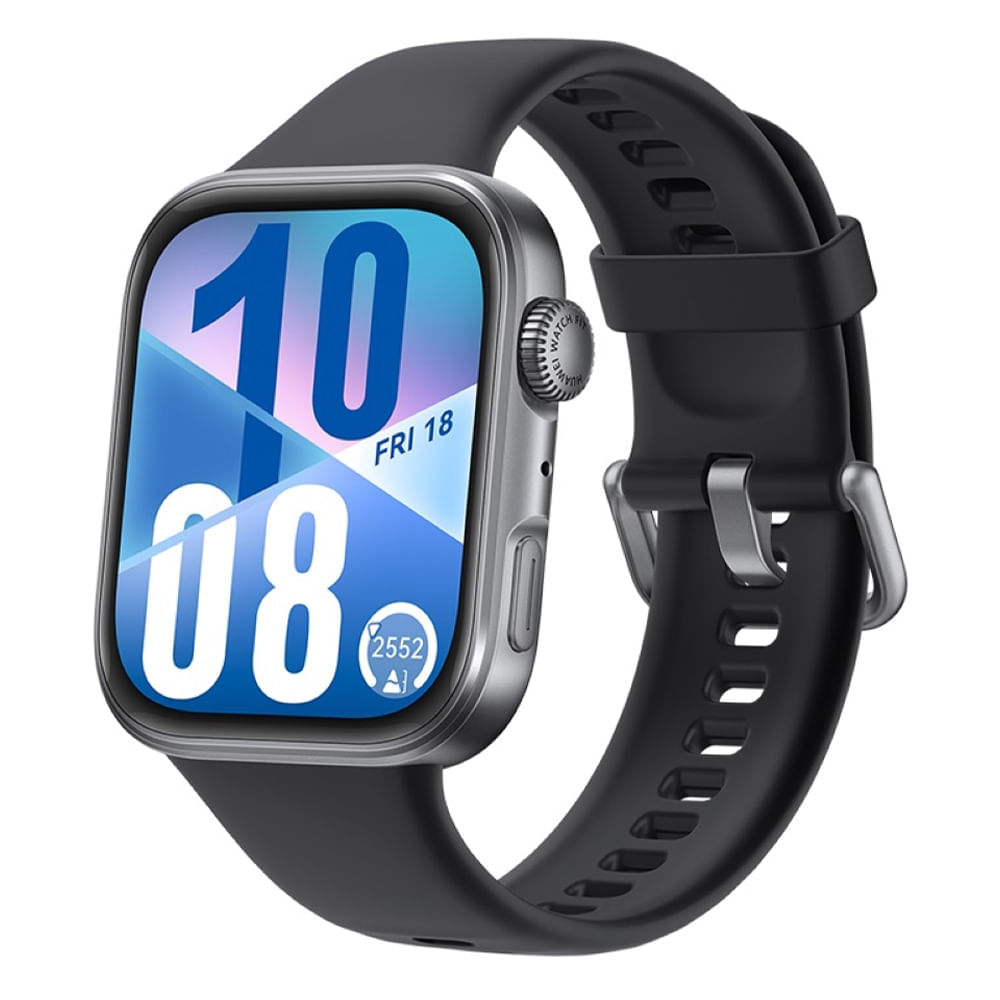 Smartwatch Huawei Fit 4 pantalla 1.82” /AMOLED, monitoreo de salud, batería 10 días, GPS dual, resistencia al agua 5 ATM, funciones deportivas, negro