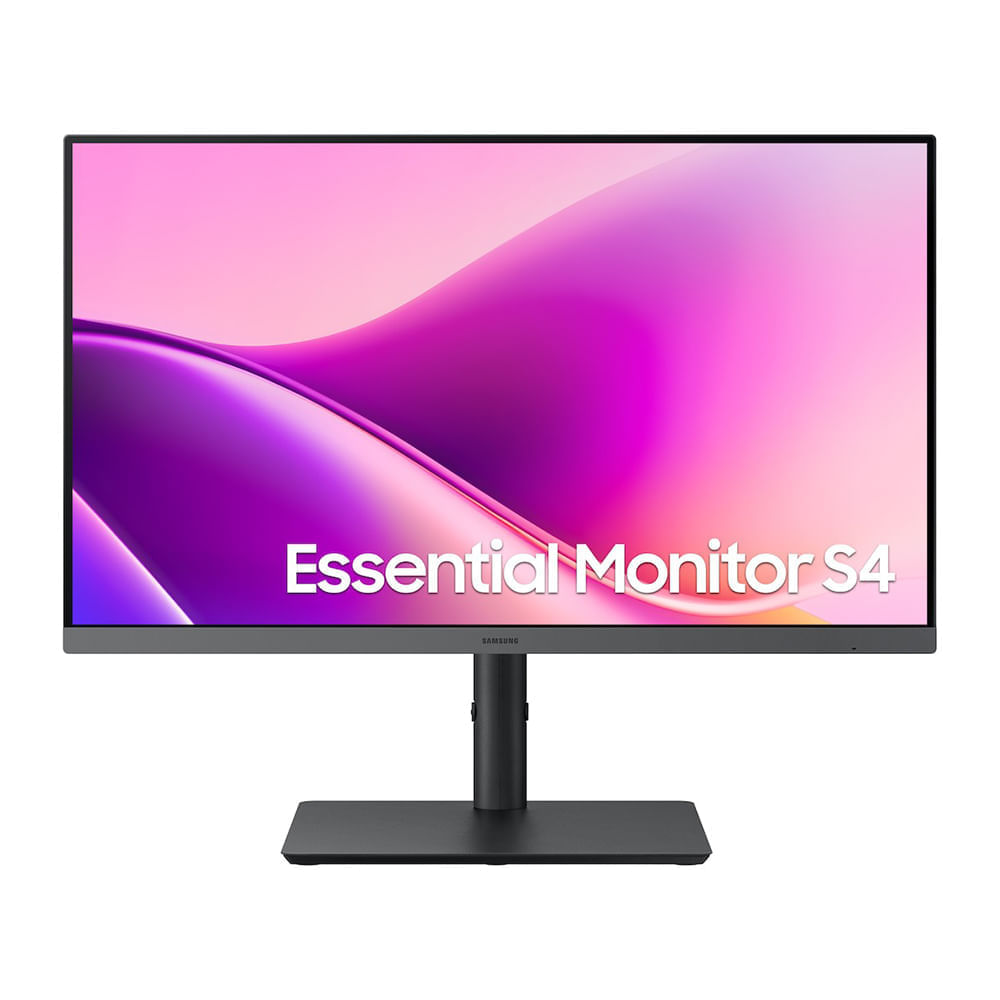 Monitor plano Samsung Essential S4 LS24F430UALXPE 24" Panel IPS, FHD, 100 Hz, 5ms, entradas HDMI/DisplayPort/USB Tipo-C
