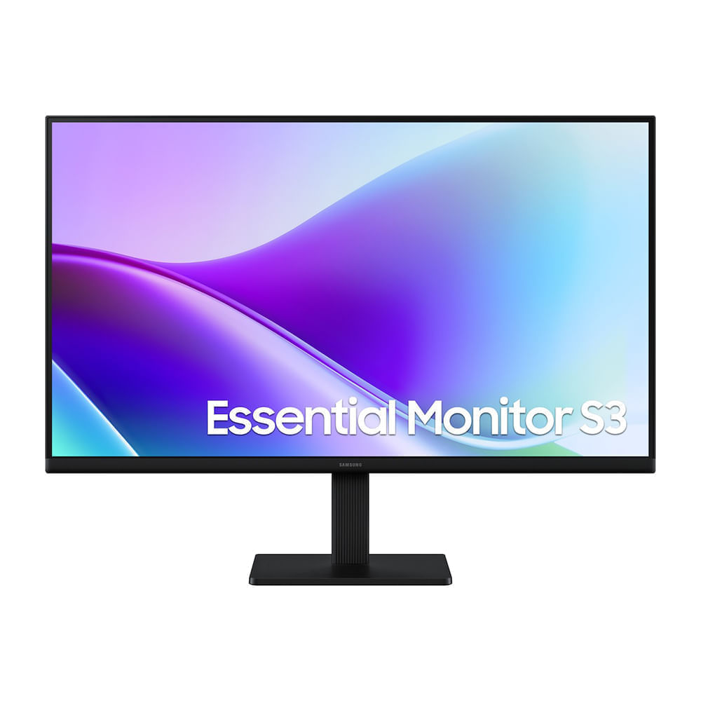 Monitor plano Samsung Essential S3 LS27F320GANXZA 27" Panel IPS, FHD, 120 Hz, 5ms, entradas HDMI