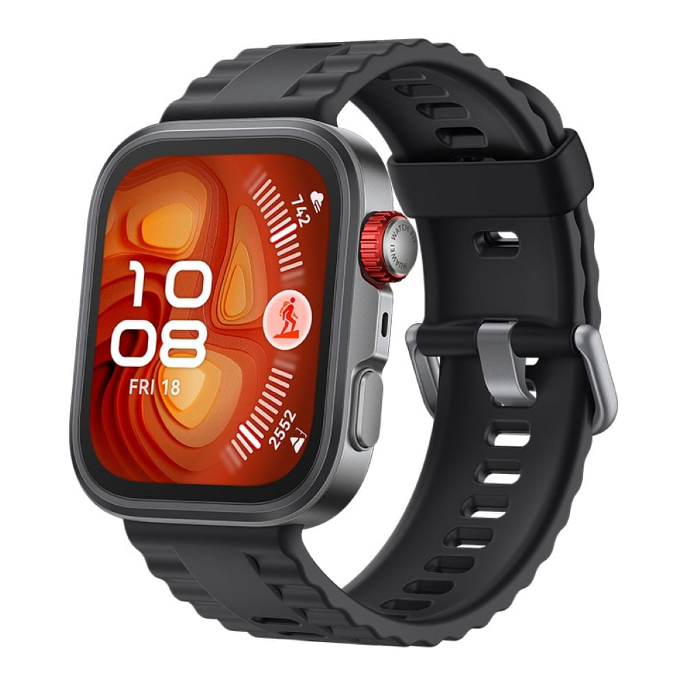 Smartwatch Huawei Fit 4 Pro pantalla 1.82” /AMOLED, sensor ECG, 10 días de batería, resistente al agua 5ATM, IP6X, compatible Android/iOS, negro