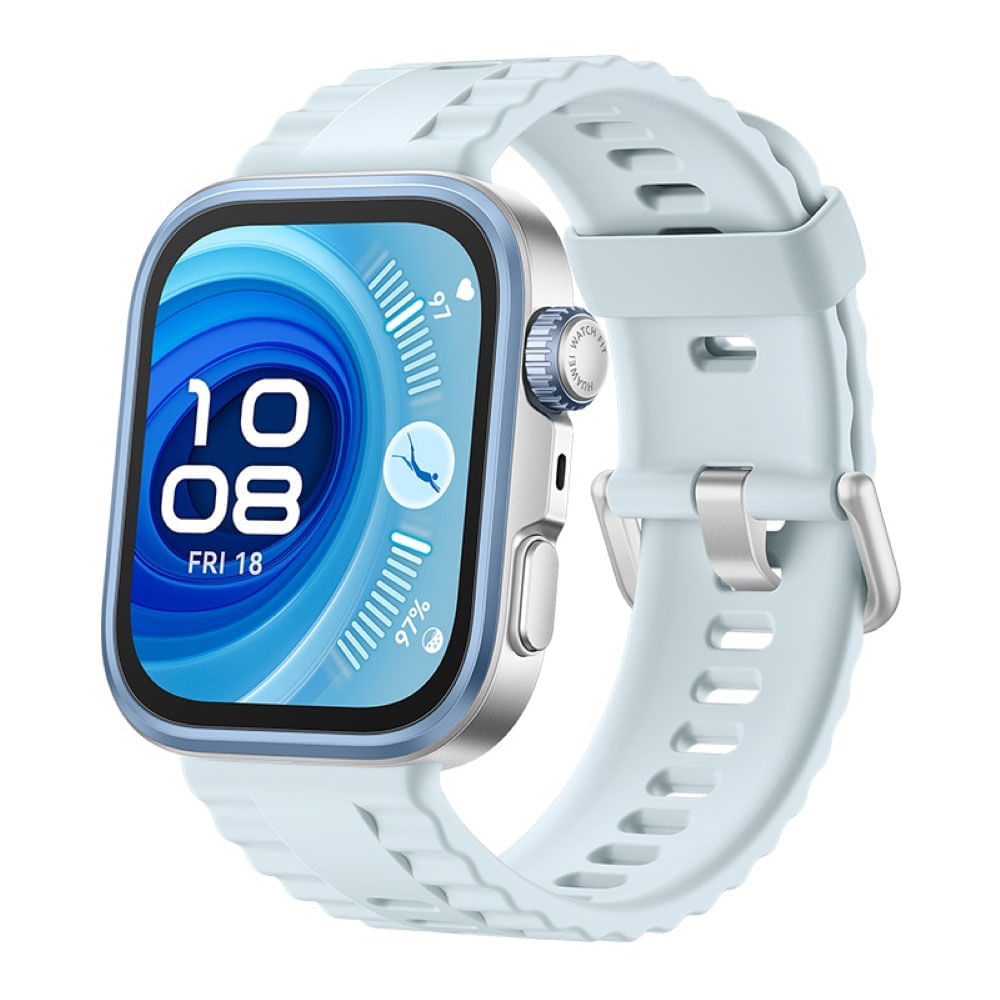 Imagen 1 del producto Smartwatch Huawei Fit 4 Pro pantalla 1.82” /AMOLED, sensor ECG, 10 días de batería, resistente al agua 5ATM, IP6X, compatible Android/iOS, azul
