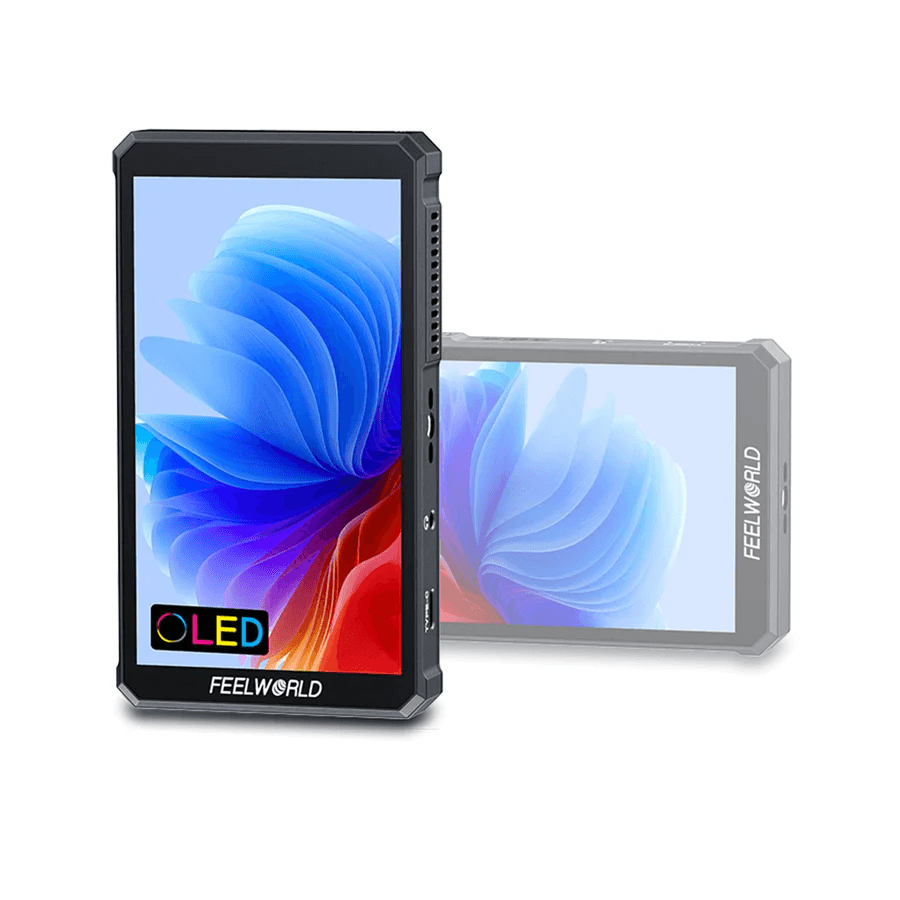 Monitor de video Feelworld PS6 OLED, 5.5" táctil, 4K HDMI, vertical y horizontal para cámaras