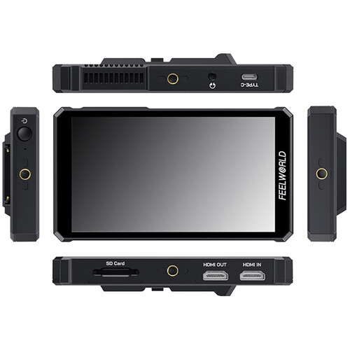 Imagen 2 del producto Monitor de video Feelworld PS6 OLED, 5.5"" táctil, 4K HDMI, vertical y horizontal para cámaras