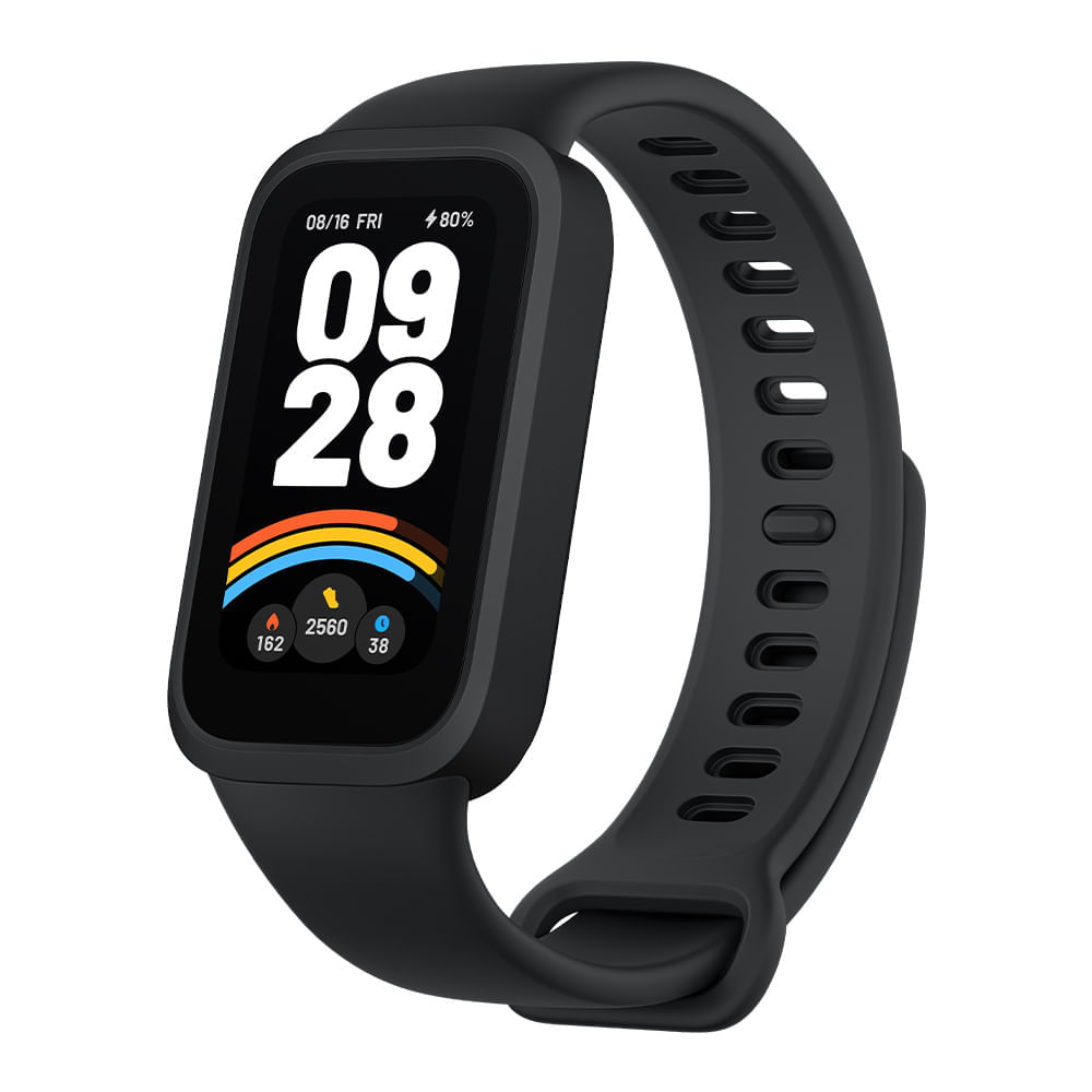 Smartband Xiaomi Band 9 Active pantalla 1.47"/ AMOLED, resistente al agua 5ATM, 50 modos deportivos, negro