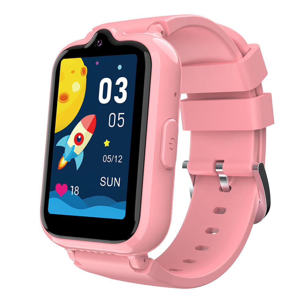 Imagen 1 del producto Smartwatch Roadtrip T41 1.57"", resistente al agua IP65, modos de deporte, batería hasta 5 días, rosado