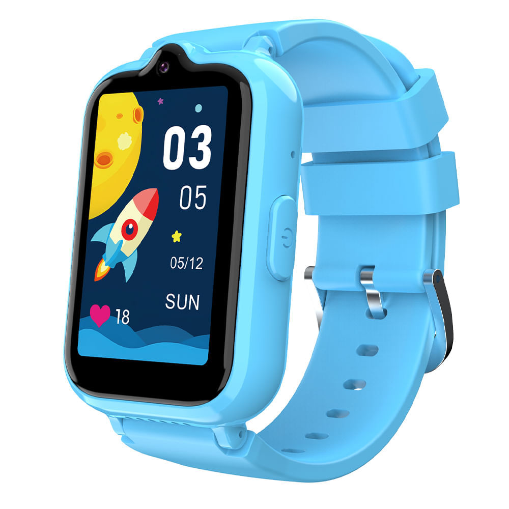 Imagen 1 del producto Smartwatch Roadtrip T41 1.57"", resistente al agua IP65, modos de deporte, batería hasta 5 días, celeste