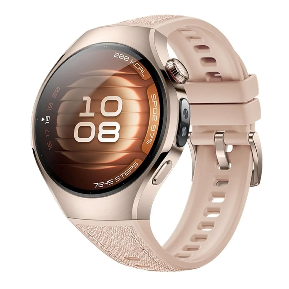 Smartwatch Huawei Watch 5 pantalla 42 mm/ AMOLED 1.38", Esim, GPS, X-tap, resistencia IP69 5 ATM, GPS dual, batería 11 días, beige