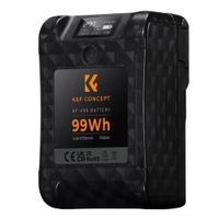 Batería V-Mount K&F Concept Mini KF28.0024, 6700mAh, carga rápida, USB Tipo-C, negro