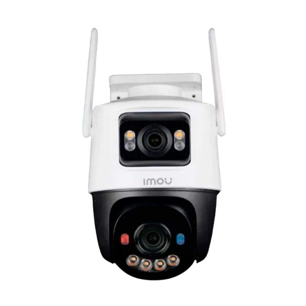 Cámara de seguridad Wi-Fi Imou Cruiser Dual 8MP, exterior, Wi‑Fi, visión nocturna infrarroja a color, 360°, blanco