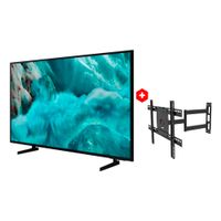 Combo: Smart TV Samsung 43"" QLED Q7F, Vision AI, sistema Tizen TV (2025) + Rack móvil Westminster para TV de 32 a 70"", giro lateral hasta 180°, negro