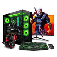 PC armada: Ryzen 7 7700X, 500GB SSD, 16GB DDR5 RAM, case Green, FreeDos - sin sistema operativo, monitor 24"" + teclado