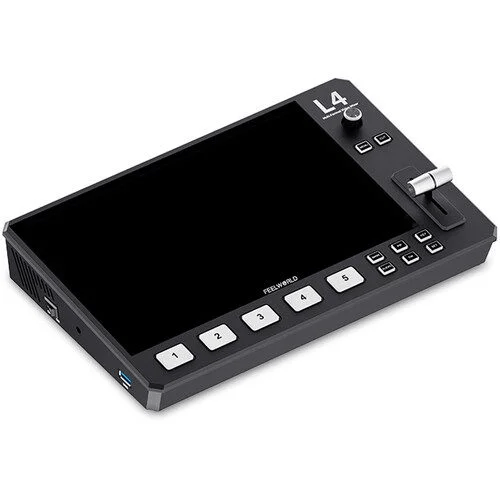Imagen 2 del producto Mezclador de video Feelworld L4 pantalla 10.1"" táctil, 4 HDMI, 1 SDI, USB 3.0 para streaming, multicámara