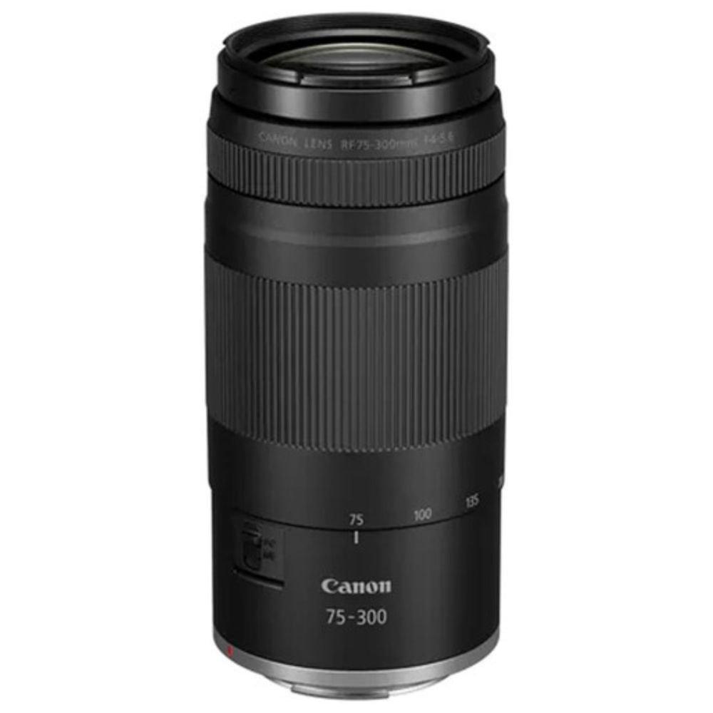 Lente Canon RF 75-300mm f/4-5.6, teleobjetivo zoom ligero para cámaras mirrorless Canon