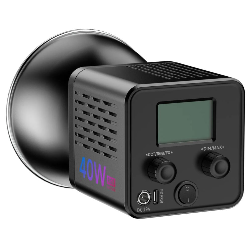 Imagen 2 del producto Luz LED RGB Ulanzi L024 40W portátil con batería integrada, overclock 50W y efectos creativos