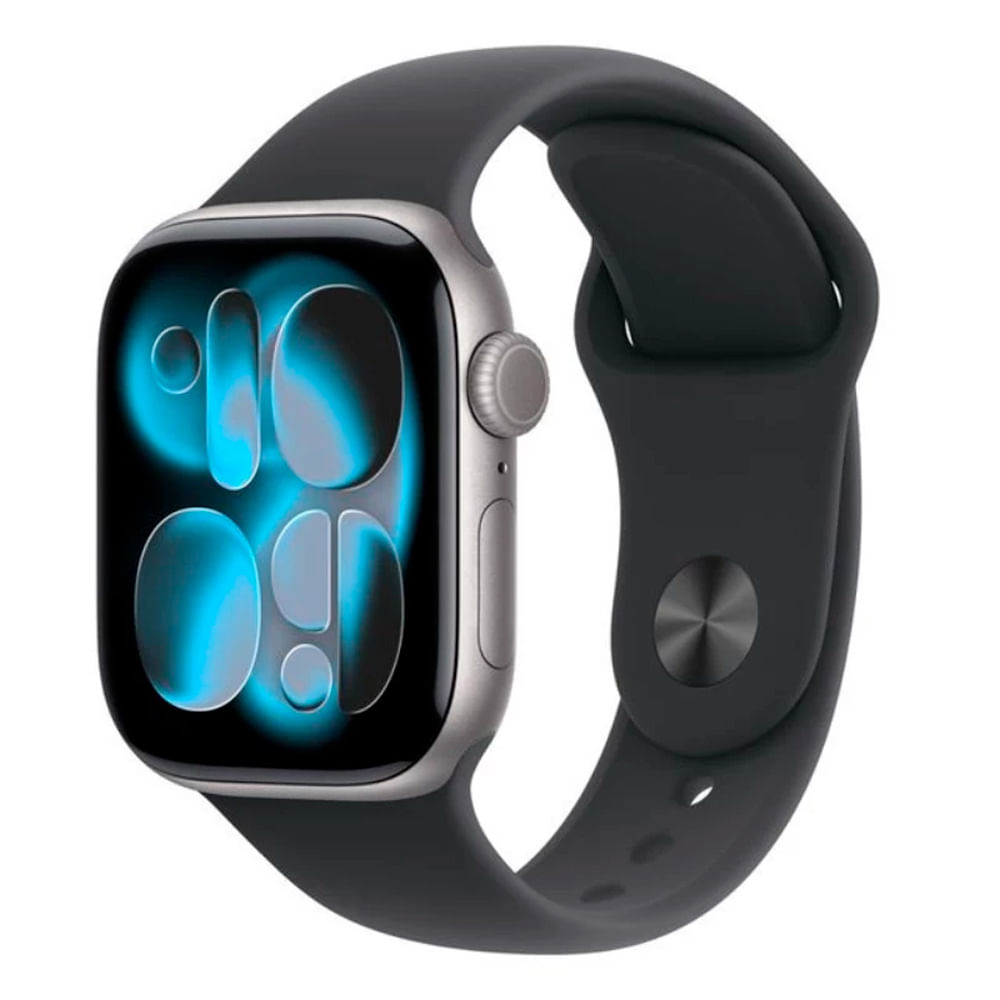 Apple Watch Series 11 46mm/OLED, GPS, resistente al agua 50m, batería hasta 24 horas, memoria 64GB, correa M/L, gris espacial