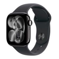 Apple Watch Series 11 46mm/OLED, GPS, resistente al agua 50 m, batería 24 horas, correa M/L, negro azabache