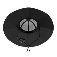Sombrero solar Ecoflow  6V, talla M-L protección UV UPF 50+, carga solar USB-A/C, resistente ip65, negro