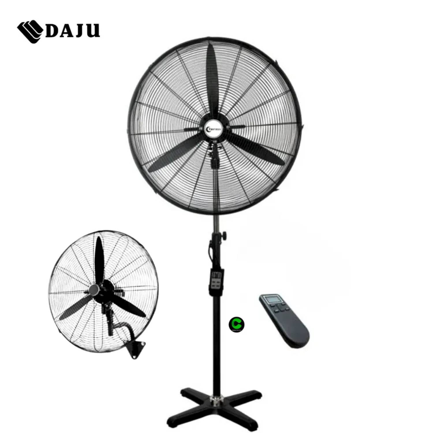 Imagen 2 del producto Ventilador DAJU 30"" 2 en 1, DT-31C, 230W, control remoto, negro