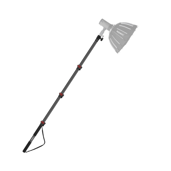 Imagen 2 del producto Boom pole Neewer MS-300C fibra de carbono, 3 metros, con cable XLR interno, para micrófonos shotgun