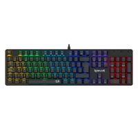 Teclado gamer alámbrico Redragon Sindri K671, mecánico, español, luces gamer, negro