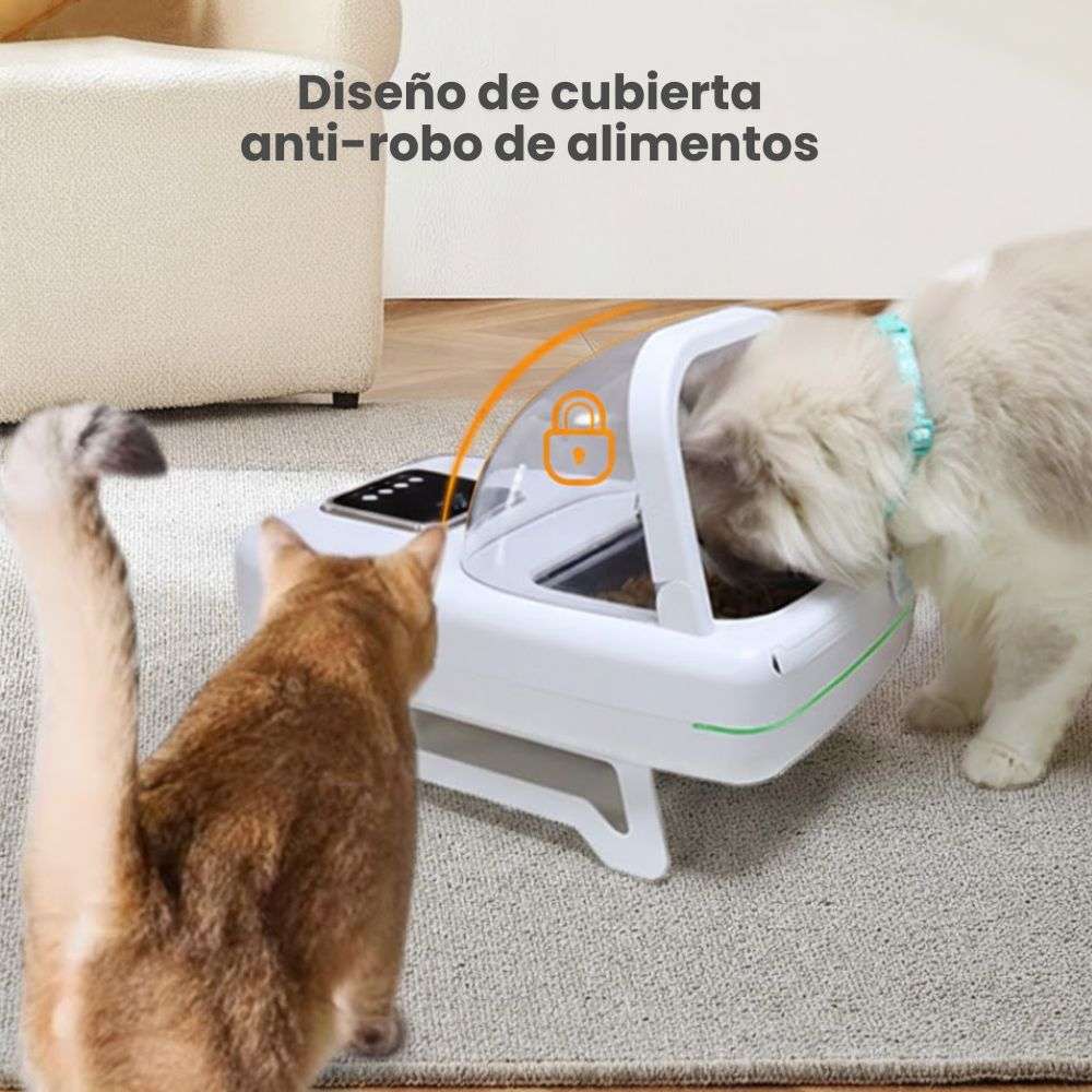 Imagen 2 del producto Comedero inteligente para mascotas, con microchip y sensor para control de porciones y horarios