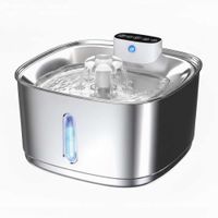 AquaFlow – Fuente de Agua Inteligente de Acero Inoxidable