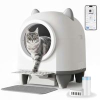 Arenero automático Smart Amicats para gatos, sistema de limpieza automática, control de olores