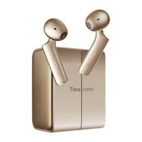 Audífonos de traducción bluetooth True Wireless Timekettle W4 con cancelación de ruido, hasta 20 horas con estuche de carga, dorado
