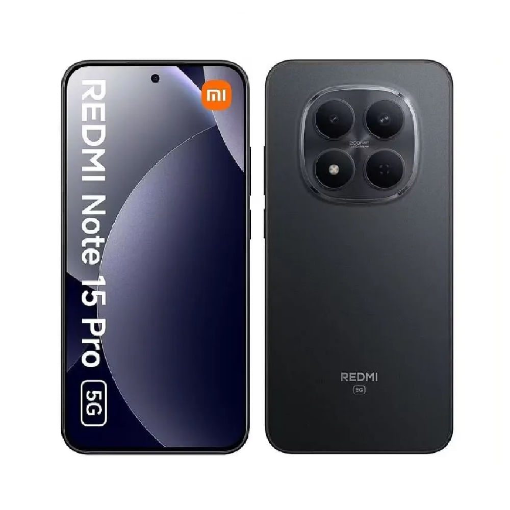 Imagen 2 del producto Celular Xiaomi Redmi Note 15 Pro 5G 512GB, 8GB RAM, cámara trasera 200MP y frontal 20MP, 6.83"", negro