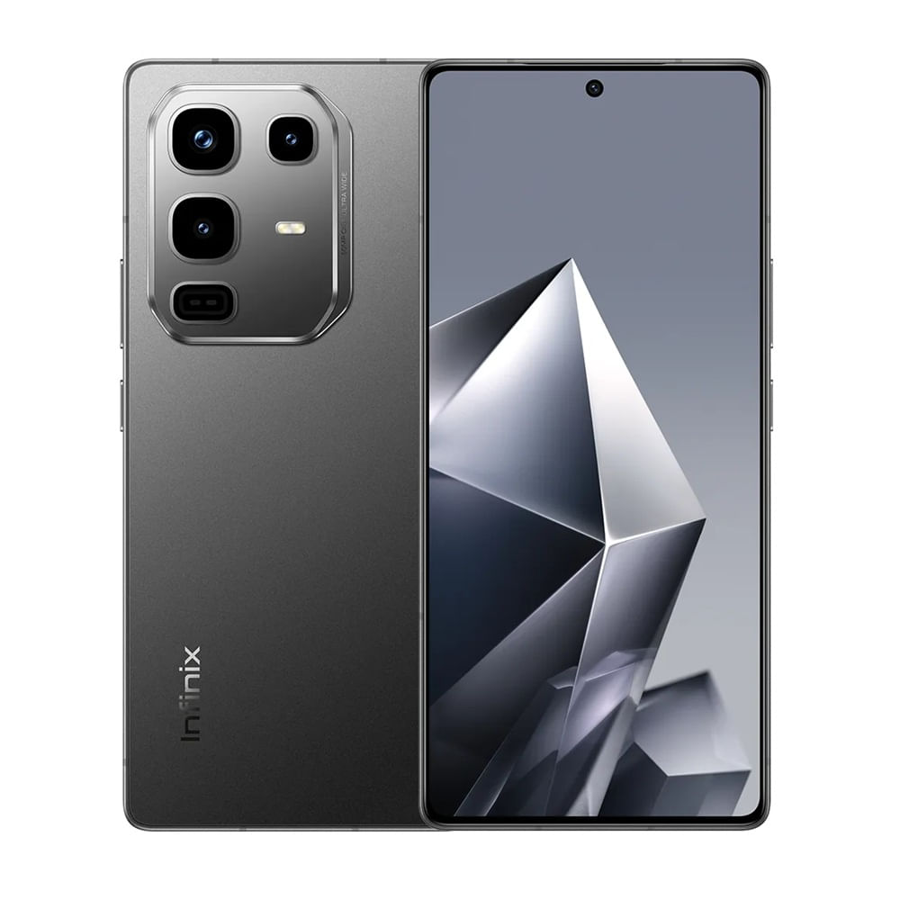 Celular Infinix Note 50 Pro 256GB, 8GB RAM, cámara trasera 50MP y frontal 32MP,  6.78", negro