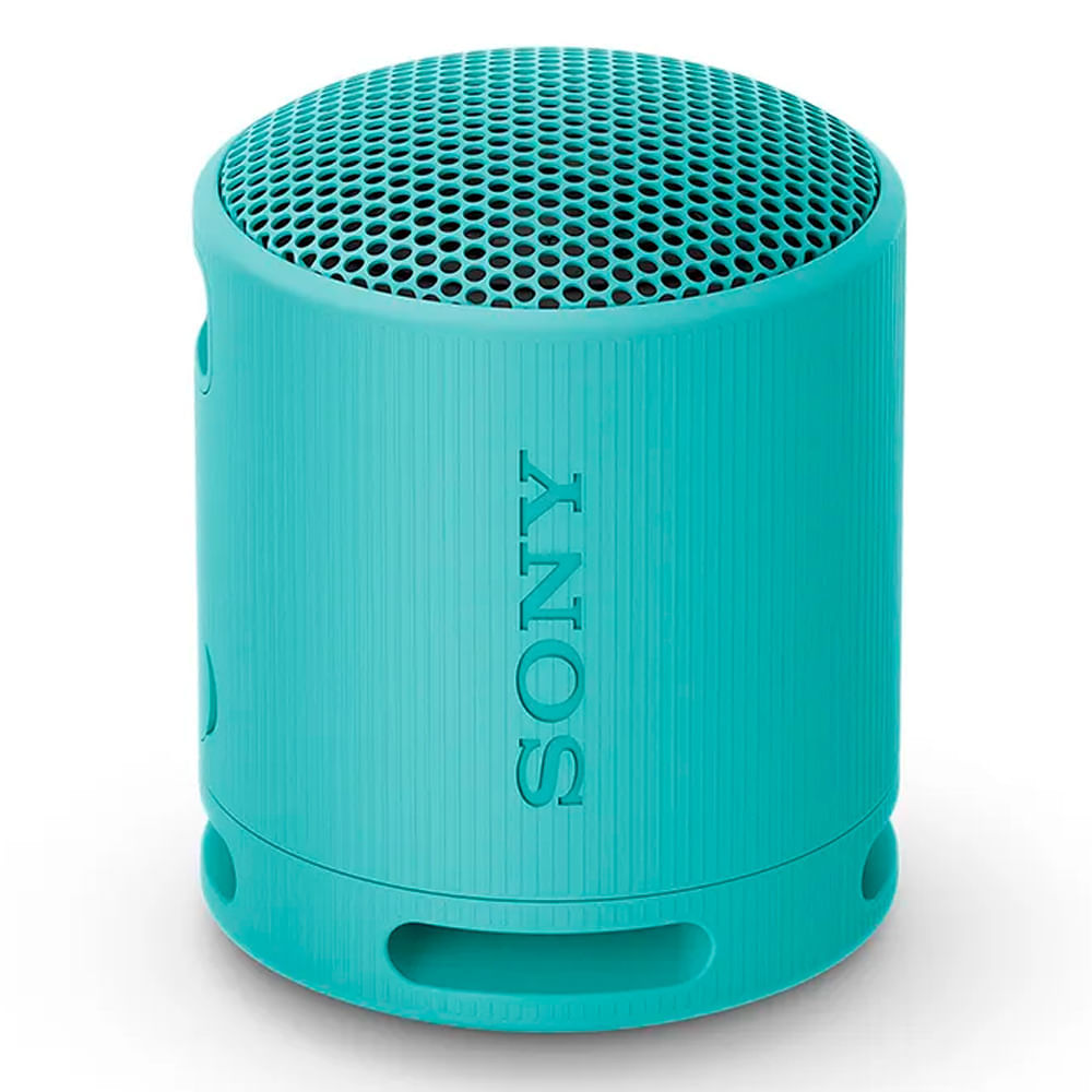 Parlante bluetooth Sony SRS-XB100, resistente al agua IP67, hasta 16 horas de reproducción, azul