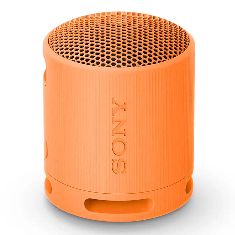 Parlante bluetooth Sony SRS-XB100, resistente al agua IP67, hasta 16 horas de reproducción, naranja