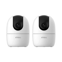 Kit cámara de seguridad IMOU 2 cámaras Domo Ranger 2, 3MP, 360° interior, blanco
