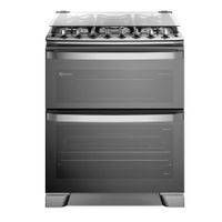 Cocina Electrolux F5EDG Experience 5 quemadores, doble horno, PerfectCook360, VaporBake, gris