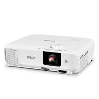 Proyector portátil Epson PowerLite 119W, WXGA 1280x800, 4000 lúmenes, 30"" a 300"", Dual HDMI, blanco