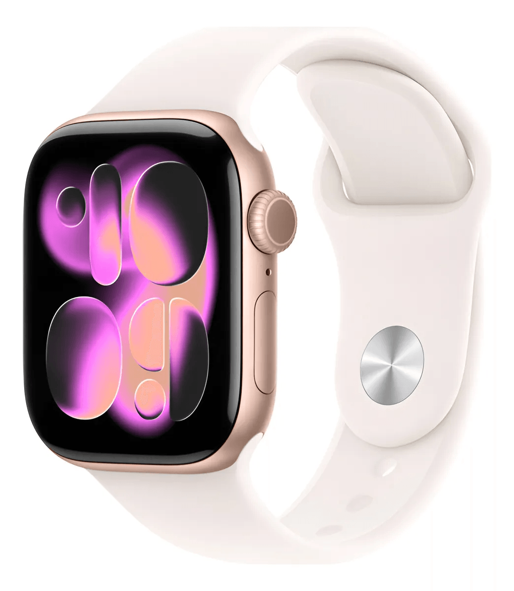 Apple Watch Series 11, 46mm OLED, GPS, resistente al agua 50m, batería 18 horas, rosado