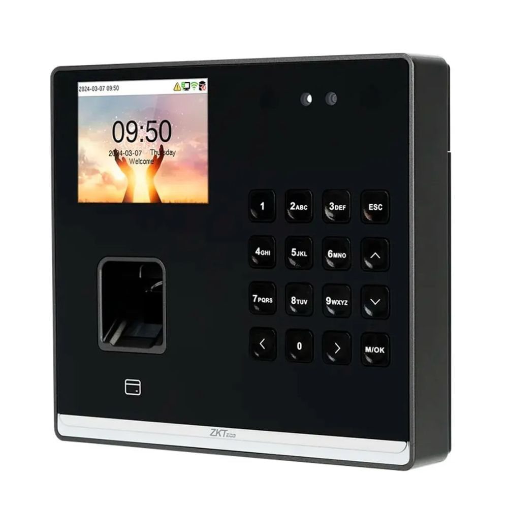 Imagen 2 del producto Control de asistencia SenseFP M2B huella RFID, WiFi, TCP/IP, pantalla 2.8"", hasta 3000 usuarios, negro